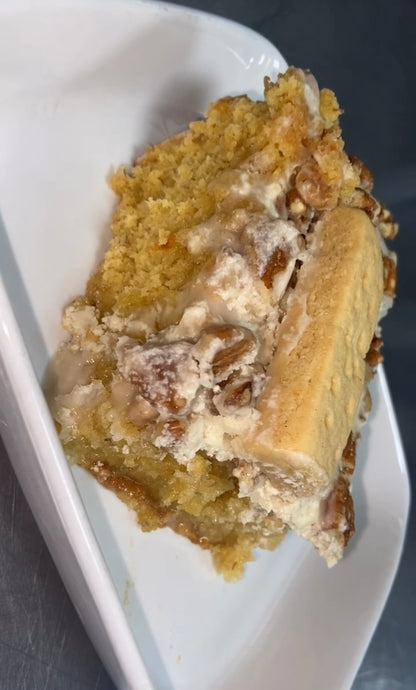 Banana Nut Short Bread Cake