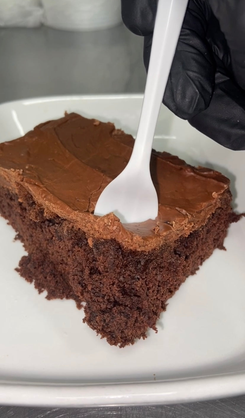 Dark Chocolate Brownie Cake