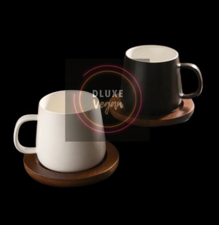 White | Black Coffee Set