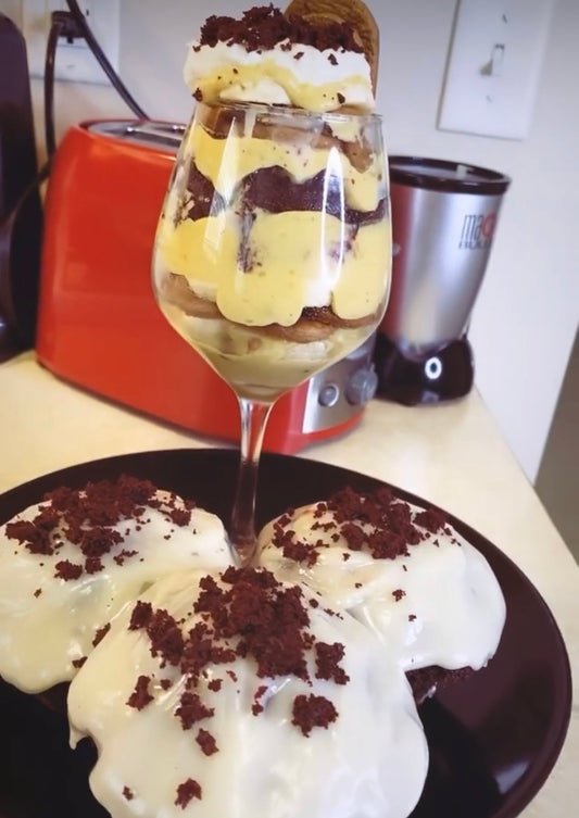 Red Velvet Cake Banana Pudding