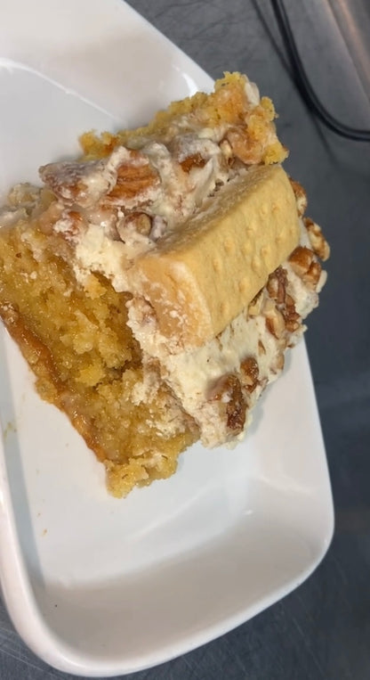 Banana Nut Short Bread Cake